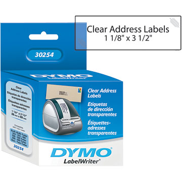 Dymo LabelWriter Clear Address Labels